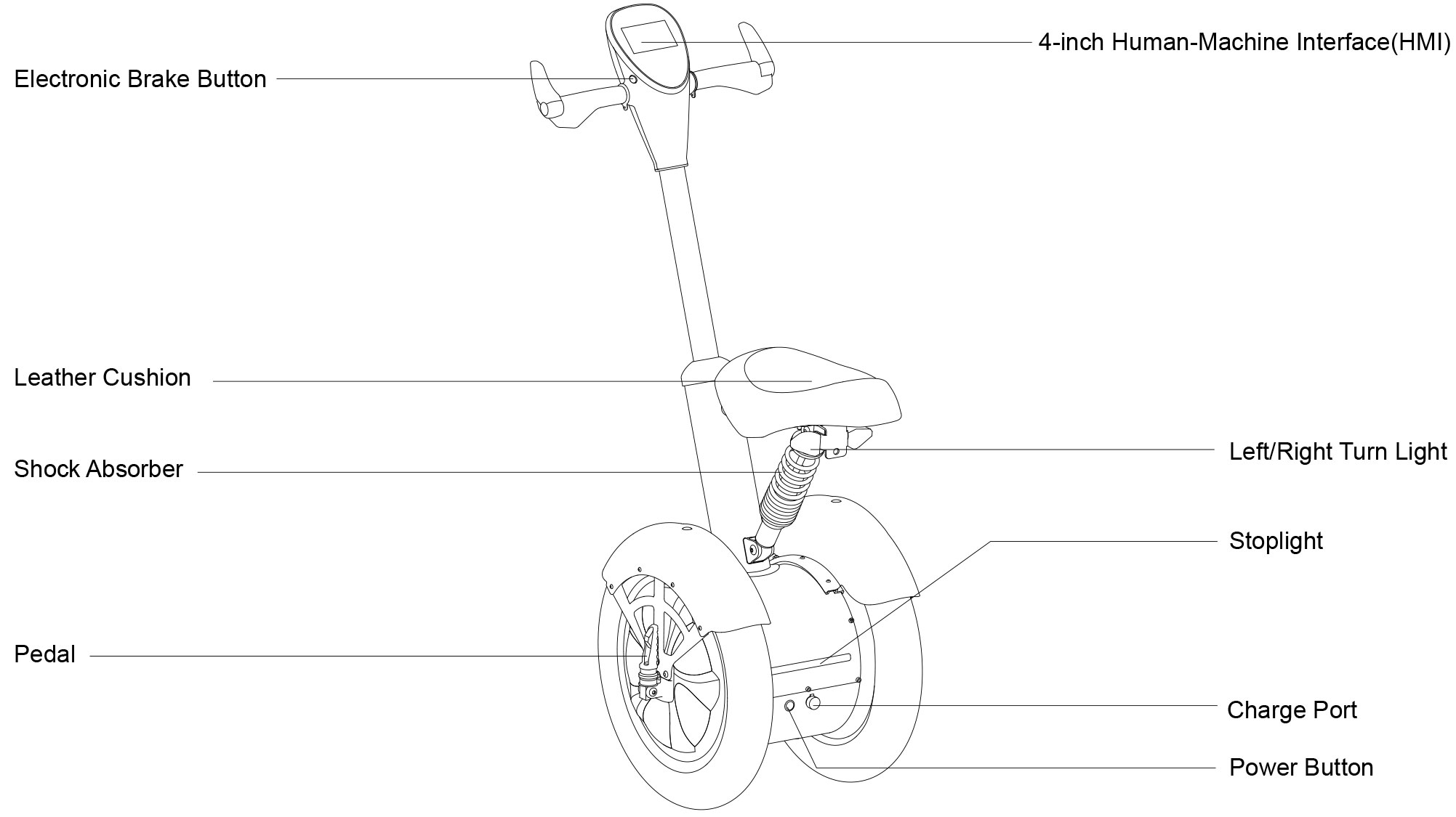 Airwheel A3 two-wheeled scooter