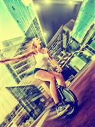 one wheel scooter