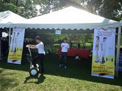 eléctrico una rueda, una rueda scooter