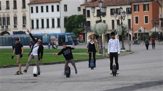 selbststabilisierendes elektrisches einrad